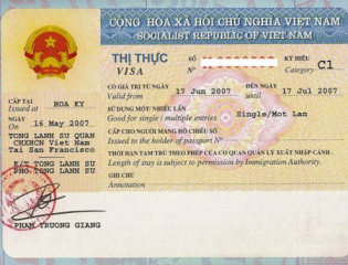 CÁC KÝ HIỆU THỊ THỰC/VISA TẠI VIỆT NAM